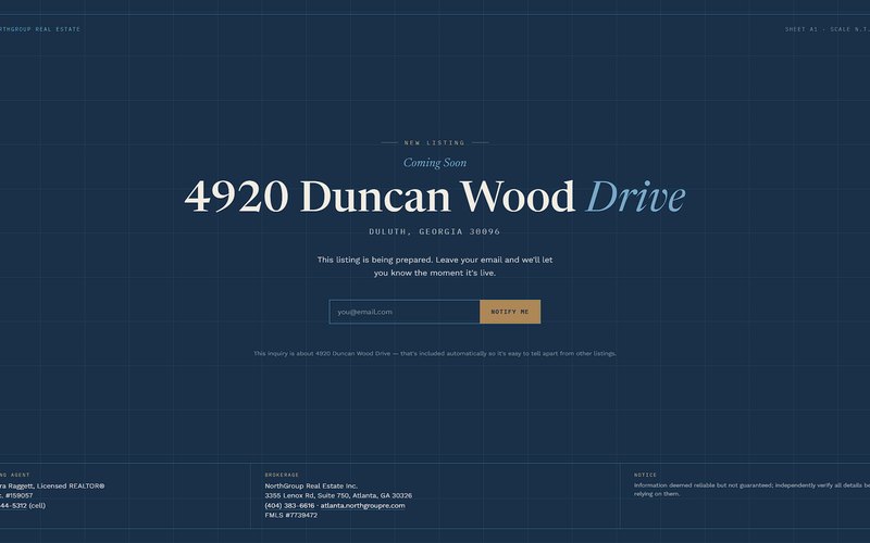 Screenshot of the 4920duncanwood.com homepage